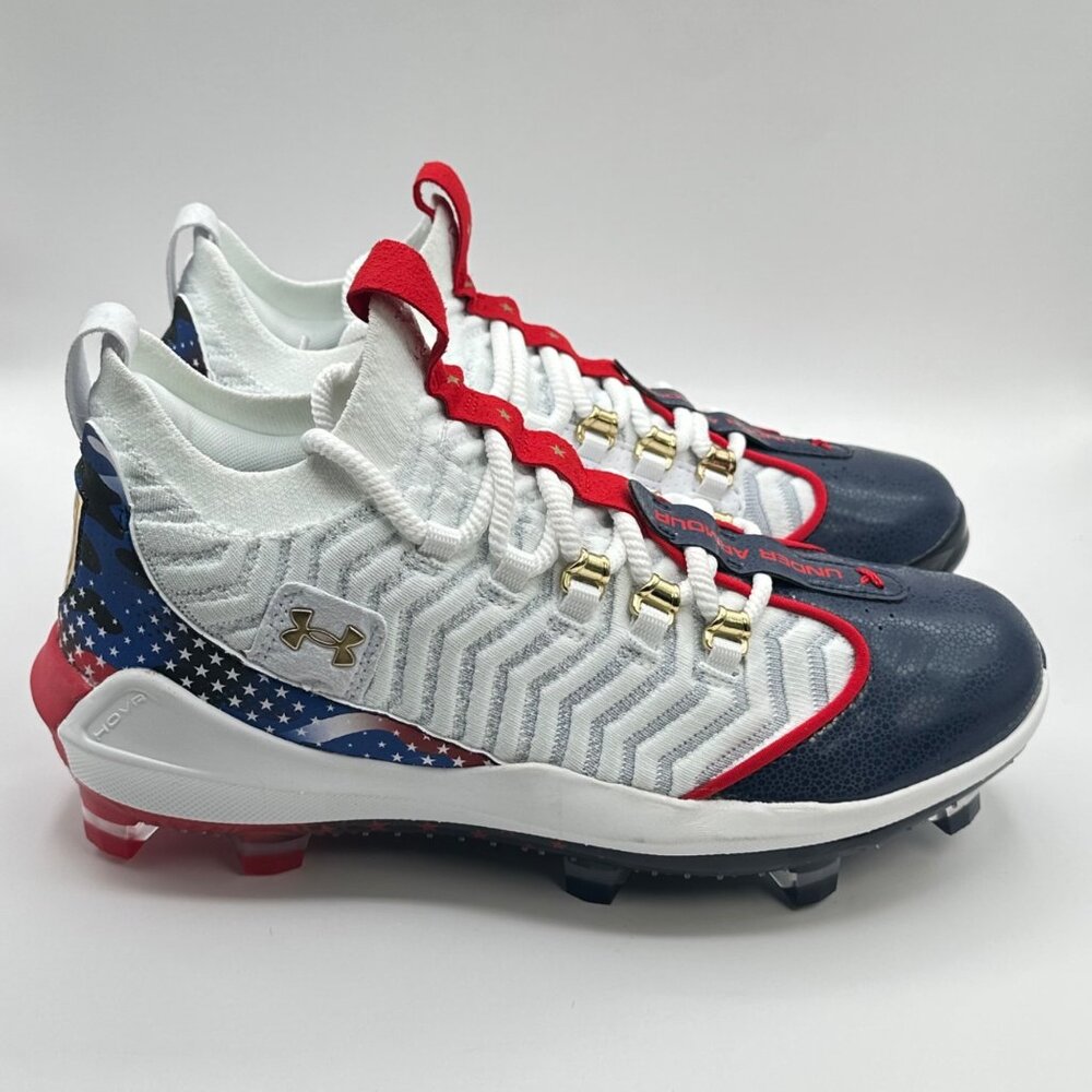 MenUnder Armour Harper 9 Pro TPU USA Multi Sz Molded Baseball Cleats 3027439-100